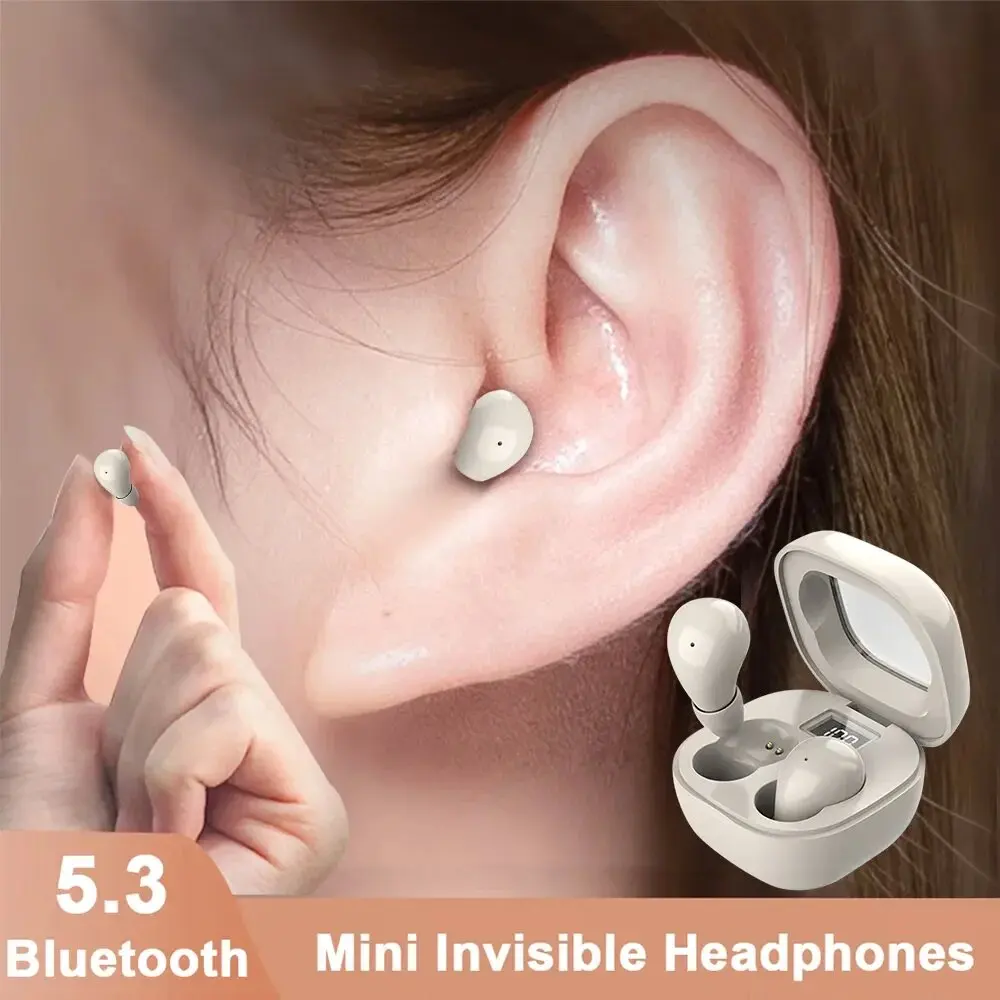Wireless Earbuds Tws - SK19 Bluetooth 5.3 Earphones Mini Invisible