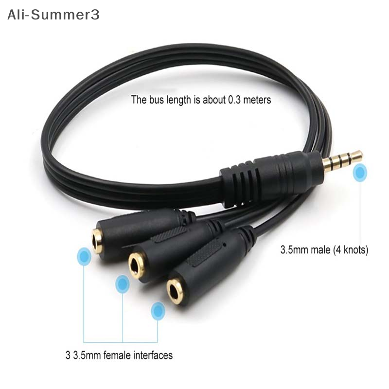 3.5mm 3 Way Port Aux Multi Hea – Earphone Splitter Jack Bewertung und Preis