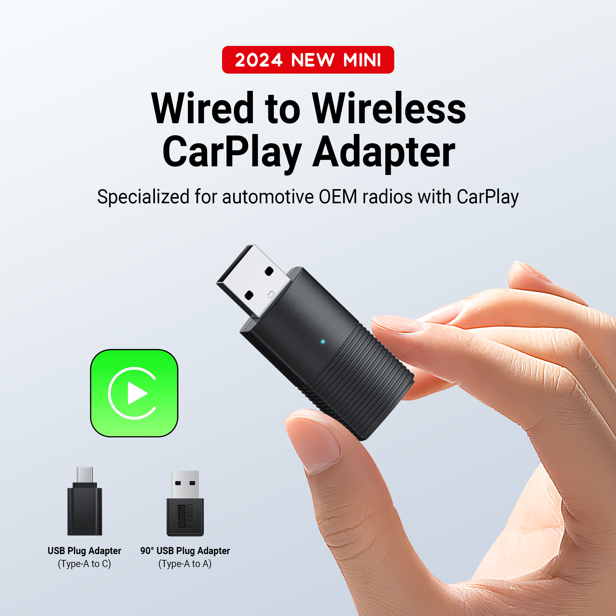 OTTOMOTION Mini Wireless CarPl – Bluetooth Adapter Receiver Bewertung und Preis