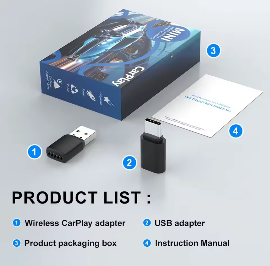 Smart Wireless CarPlay Android – Bluetooth Adapter Receiver Bewertung und Preis