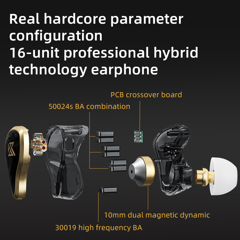KZ ZAS Metal Wired Earphone 16 – Audiophile Headphone Wired Bewertung und Preis