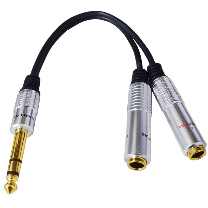 6.35mm 1/4 inch TRS Stereo to  – Audio Splitter Y Bewertung und Preis