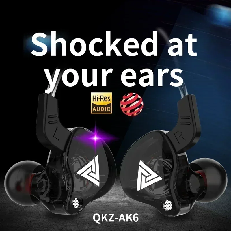 NEW QKZ AK6 Copper Driver HiFi – Wired Earphone Mic Bewertung und Preis
