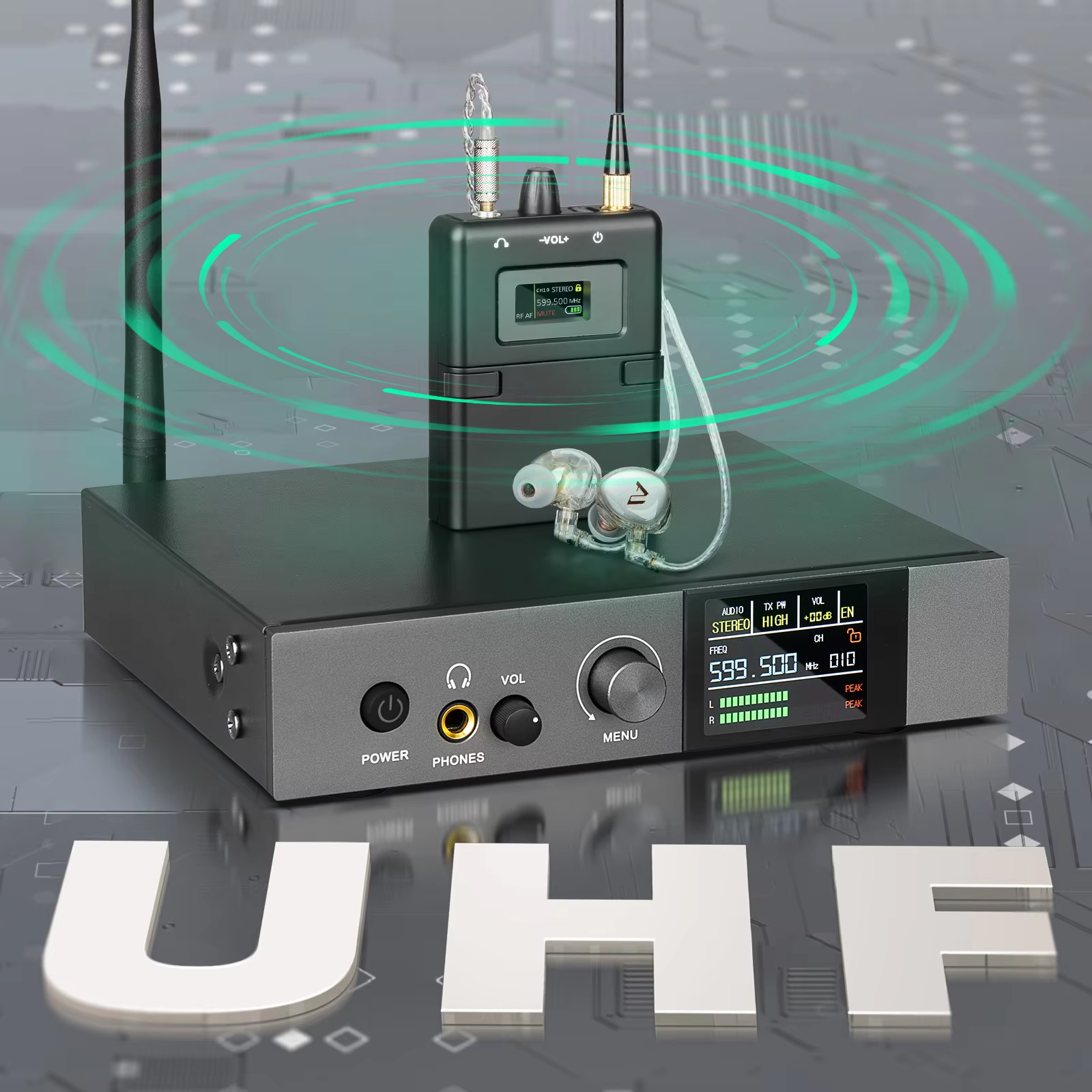 590-599mhz stereo IEM UHF Stag – In Ear Monitor Iem Bewertung und Preis
