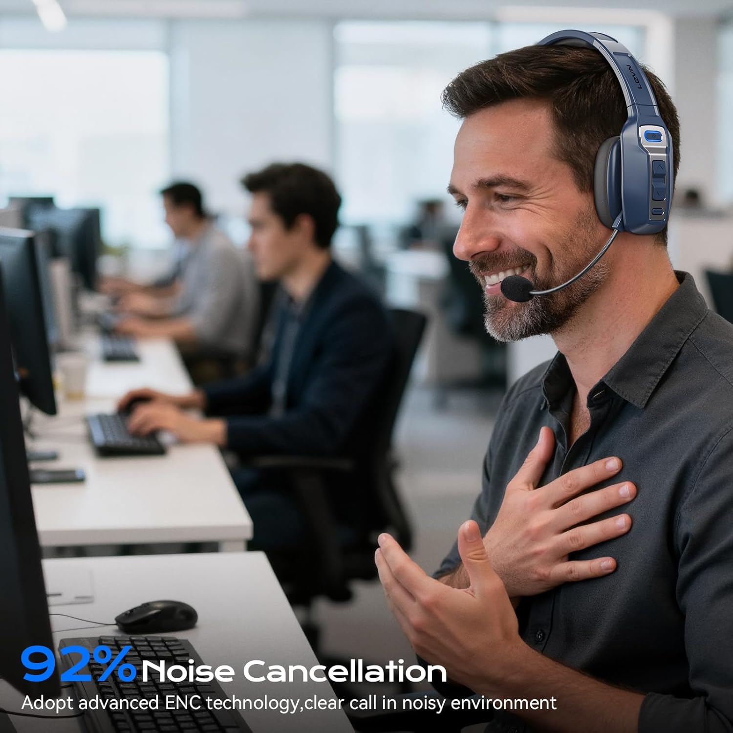 Trucker Bluetooth Headset with – Noise Cancelling Headphone Bewertung und Preis