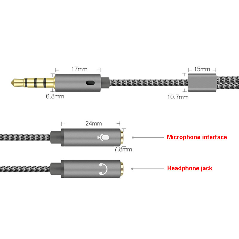 1/3/5PCS 3.5mm Audio Splitter  – Earphone Splitter Jack Bewertung und Preis