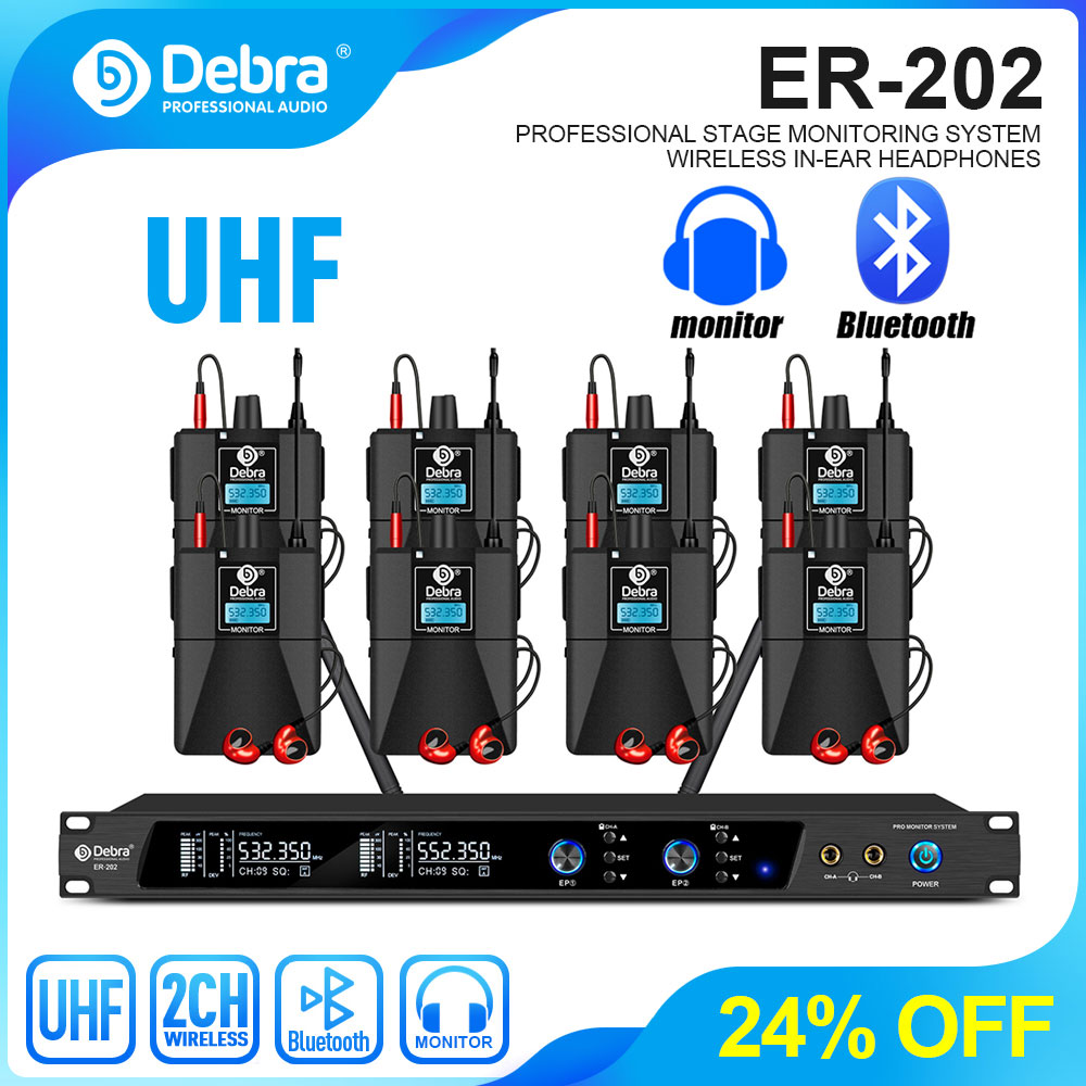 Debra UHF IEM ER-202 Wireless  – In Ear Monitor Iem Bewertung und Preis