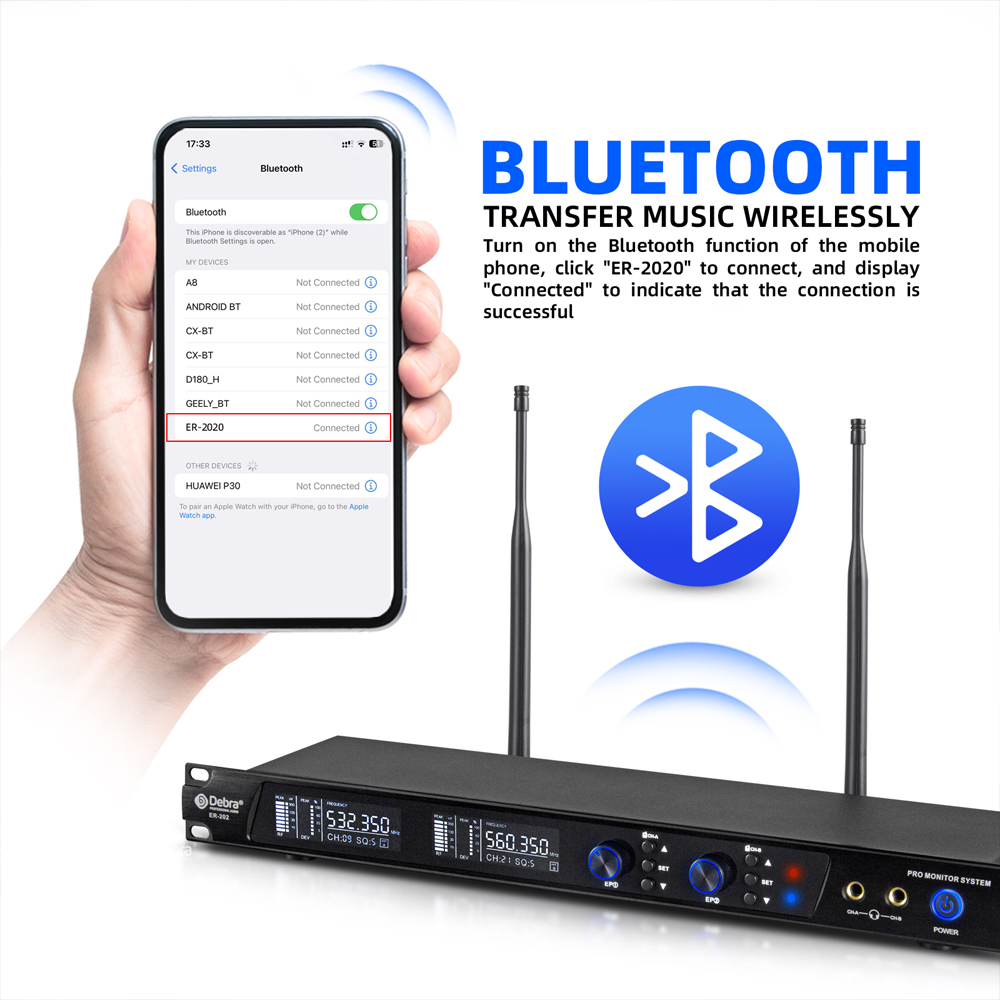 Debra UHF IEM ER-202 Wireless  – In Ear Monitor Iem Bewertung und Preis