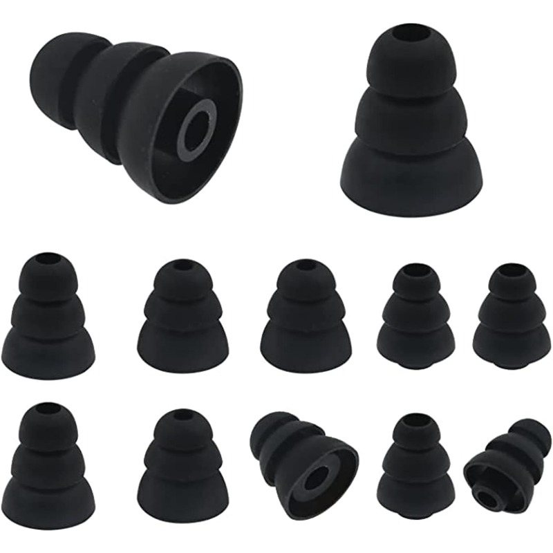For 6pcs S/M/L Size Noise Isol – Silicone Ear Tip Replacement Bewertung und Preis
