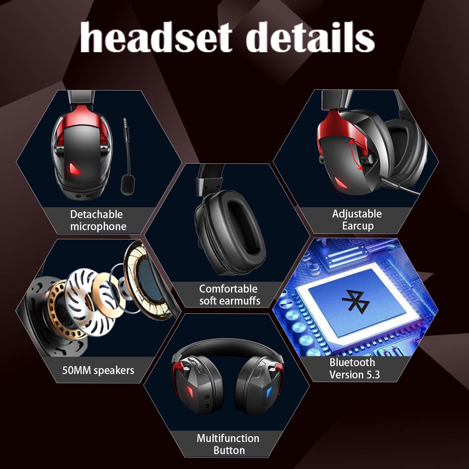 Wireless Gaming Headset with D – Gaming Headset Rgb Bewertung und Preis