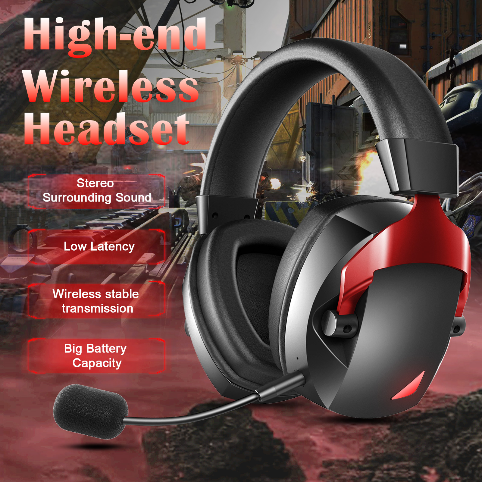 Wireless Gaming Headset with D – Gaming Headset Rgb Bewertung und Preis