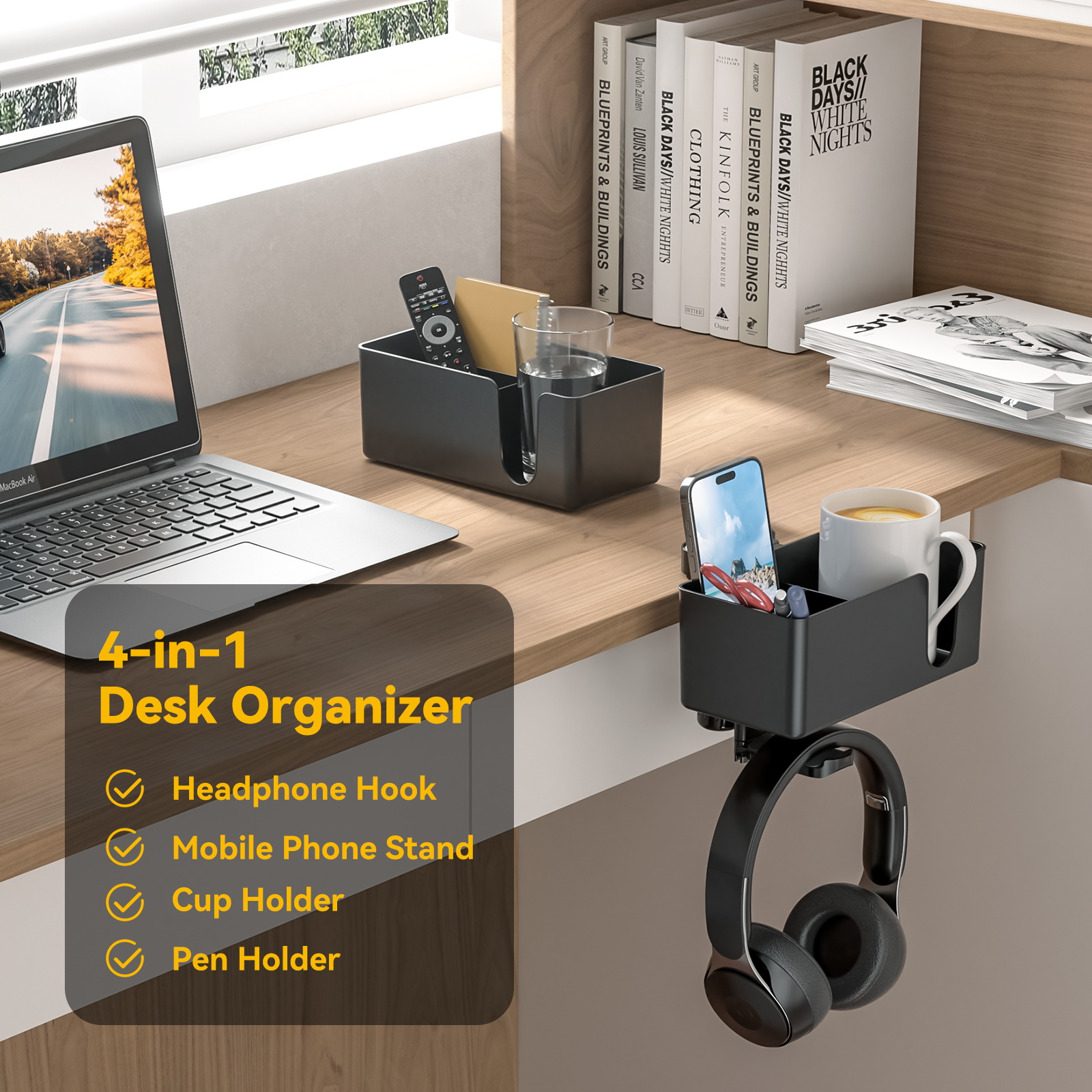4 in 1 Desk Headphone Hanger C – Headphone Stand Desk Bewertung und Preis