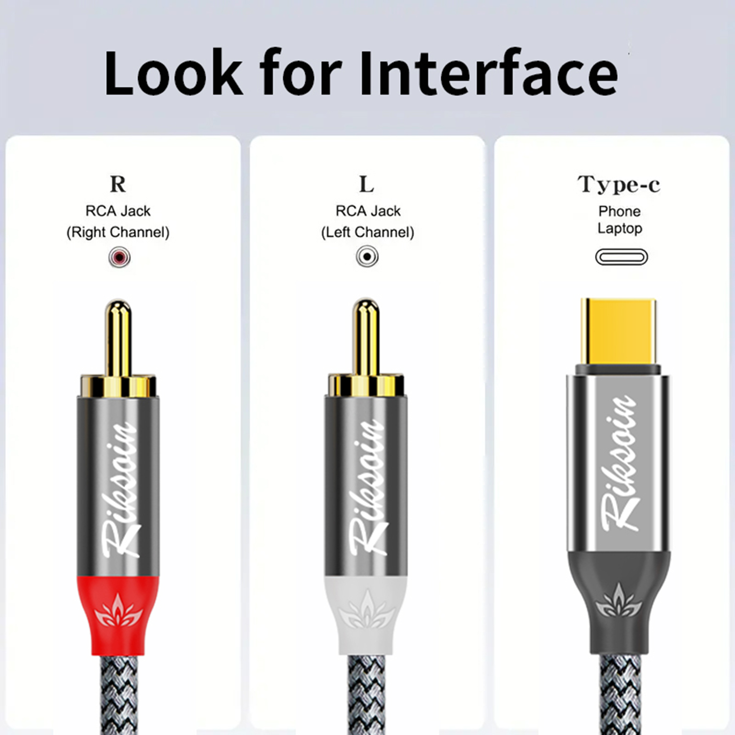 USB C to 2RCA Stereo Cable Y S – Audio Splitter Y Bewertung und Preis