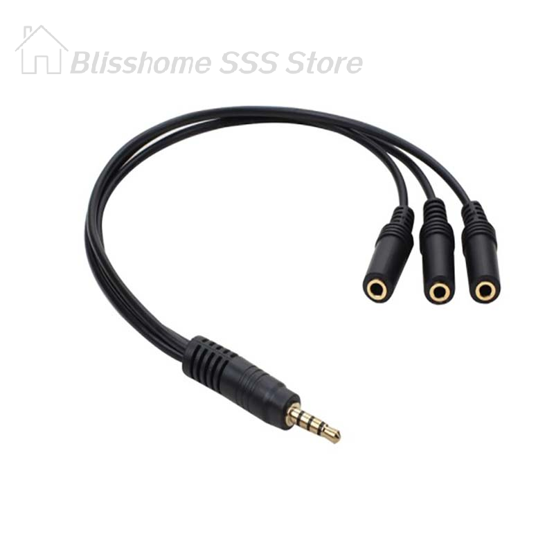 【S】3.5mm 3 Way Port Aux Multi  – Earphone Splitter Jack Bewertung und Preis