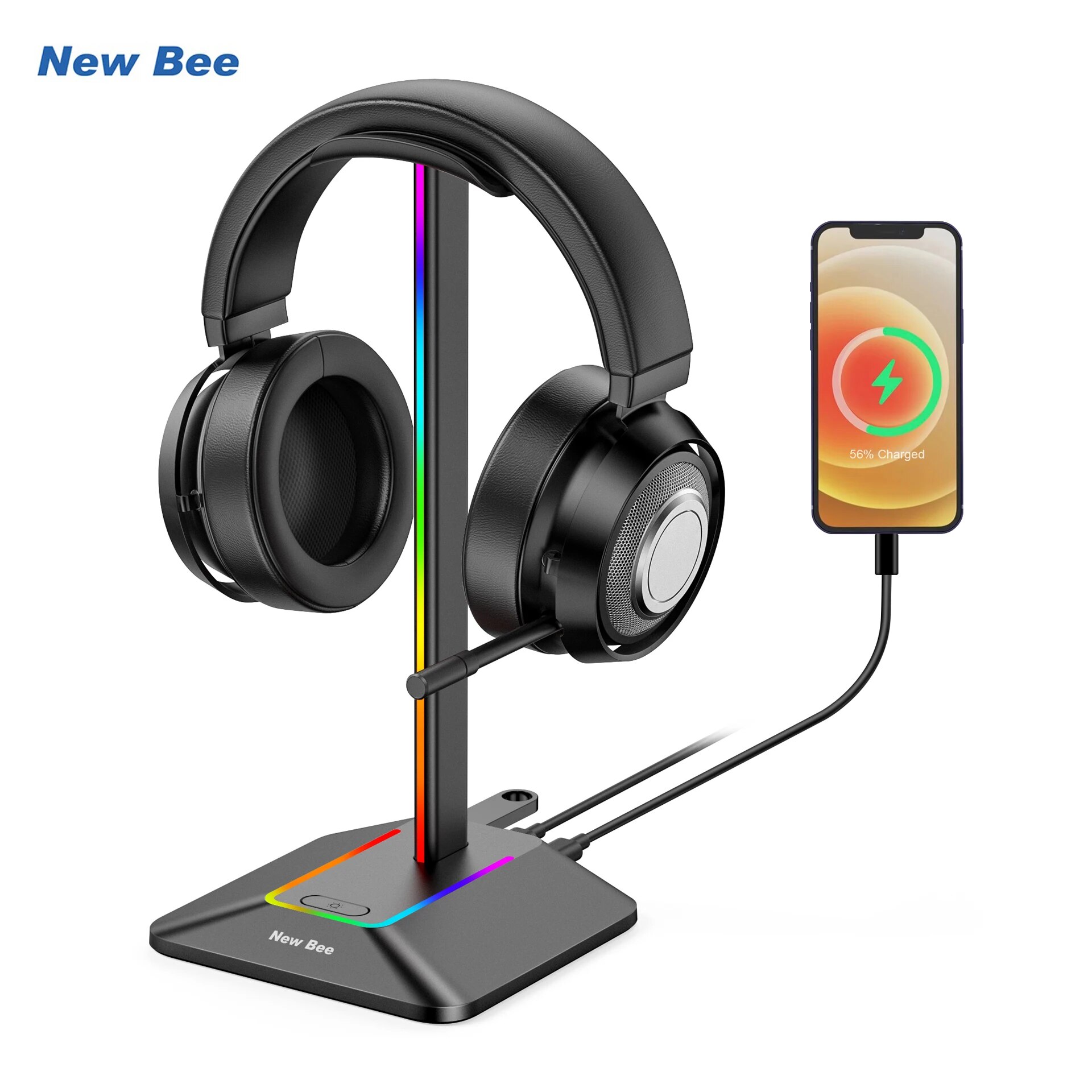 New Bee Z8 RGB Headphones Stan – Headphone Stand Desk Bewertung und Preis