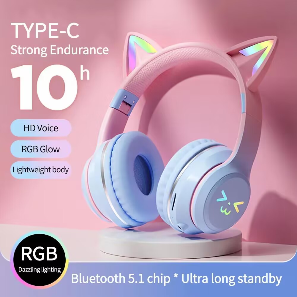 RGB Glow Earphones Wireless Ea – Gaming Headset Rgb Bewertung und Preis