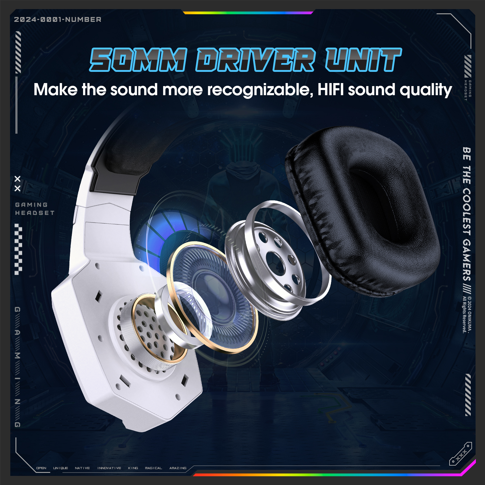 ONIKUMA 2.4GHz Wireless Gaming – Gaming Headset Rgb Bewertung und Preis