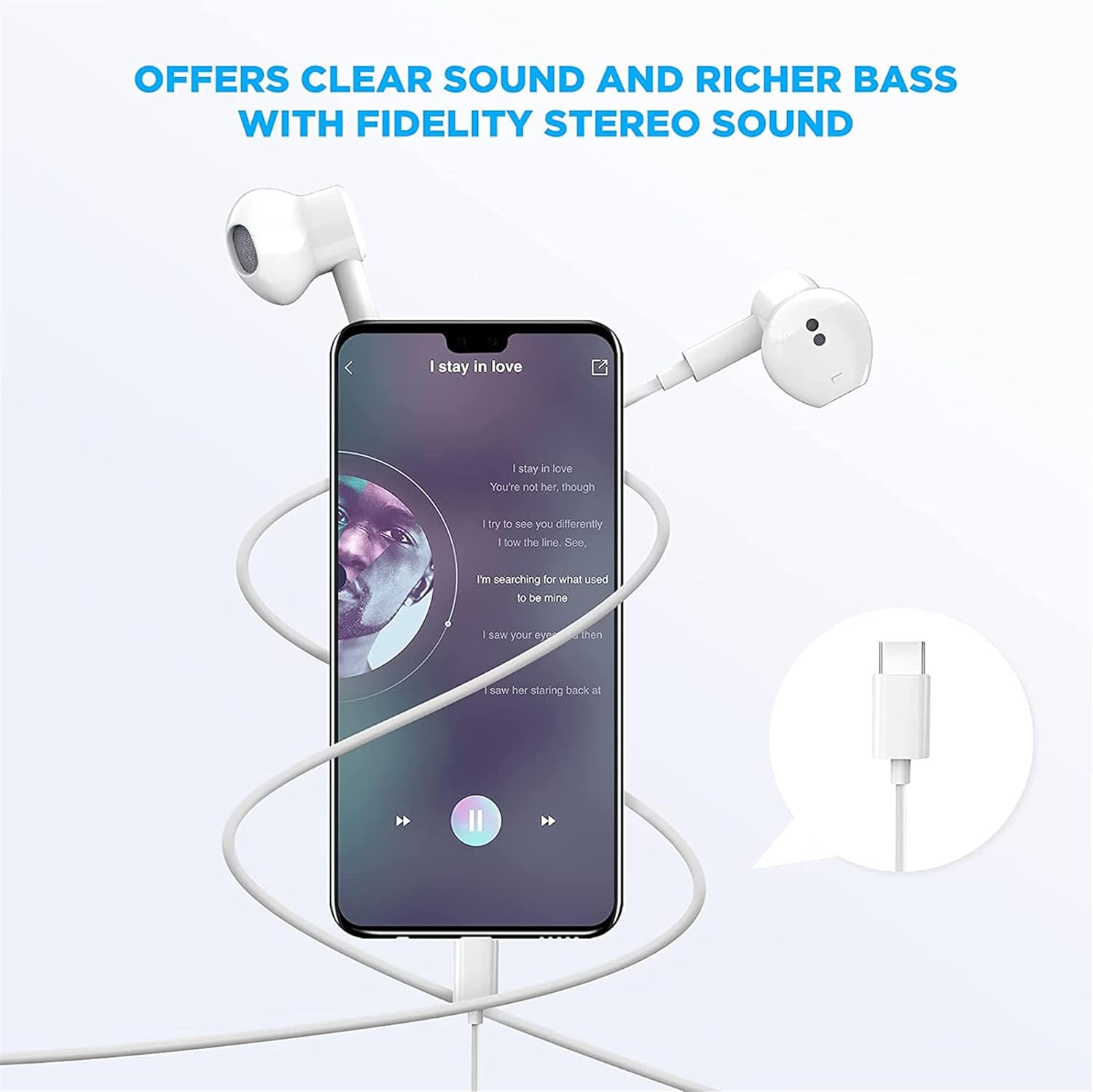 2-Pack USB-C Wired Earbuds wit – Noise Cancelling Headphone Bewertung und Preis