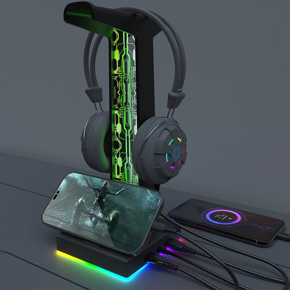 RGB Gaming Headphone Stand Dua – Headphone Stand Desk Bewertung und Preis