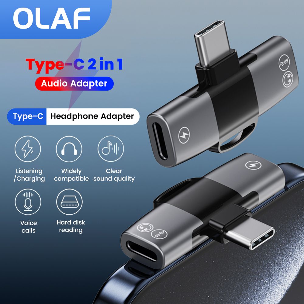2 in 1 Type C Audio Adapter US – Earphone Splitter Jack Bewertung und Preis