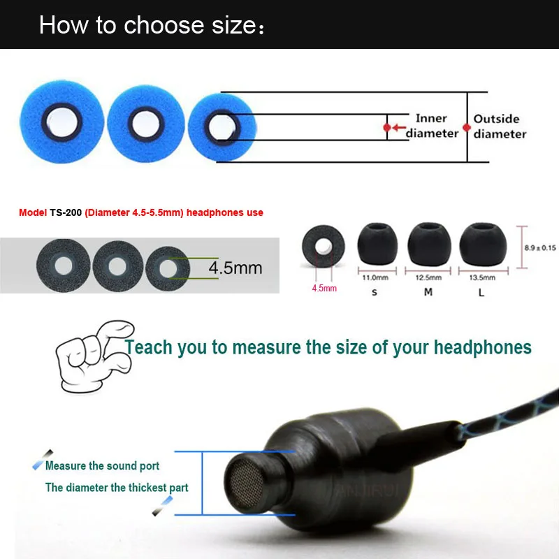 10Pair Memory Foam Earbud Ear  – Earphone Foam Tip Bewertung und Preis